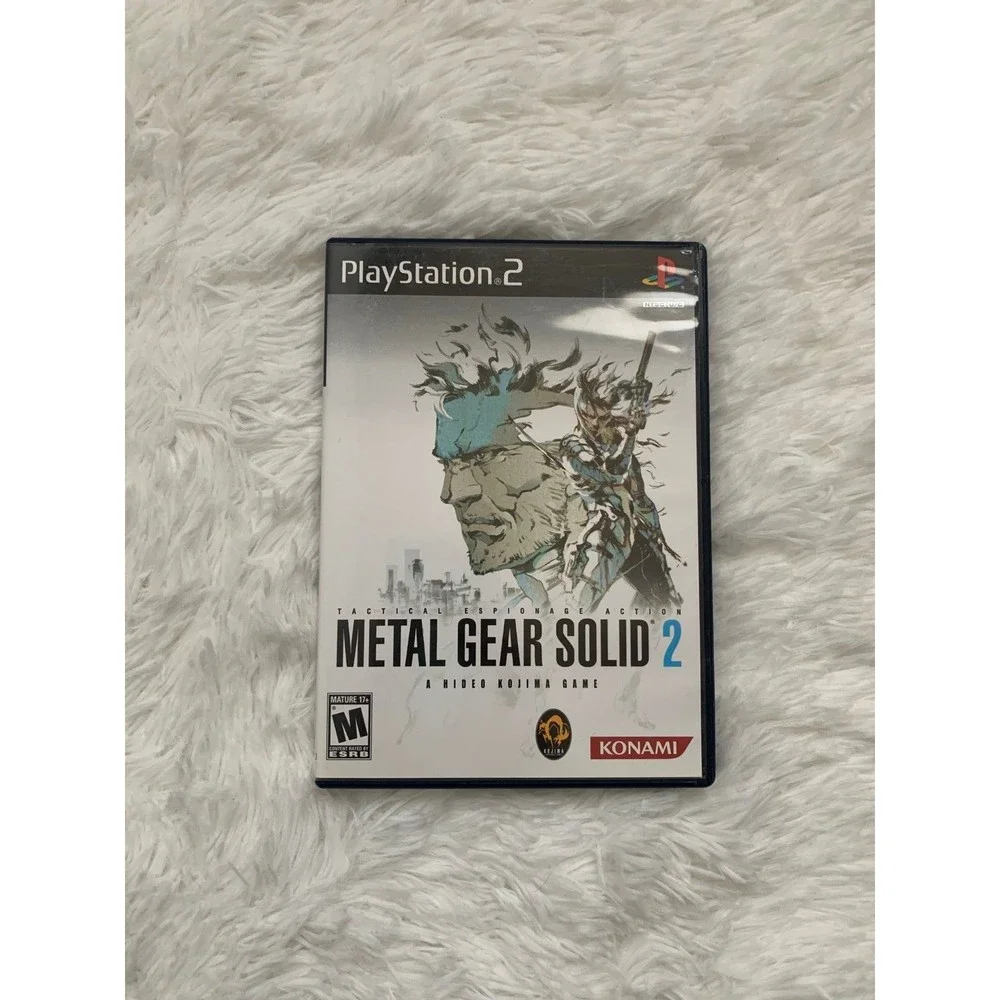 Metal Gear Solid 2 Tactical Espionage For Playstation 2 Video Game Complete
